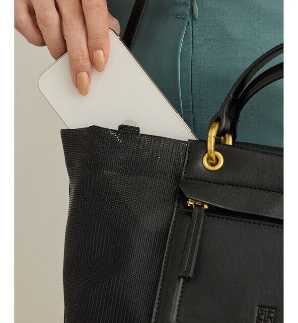 ROPE「チュールメッシュ2WAYミニバッグ」|ハンドバッグ|