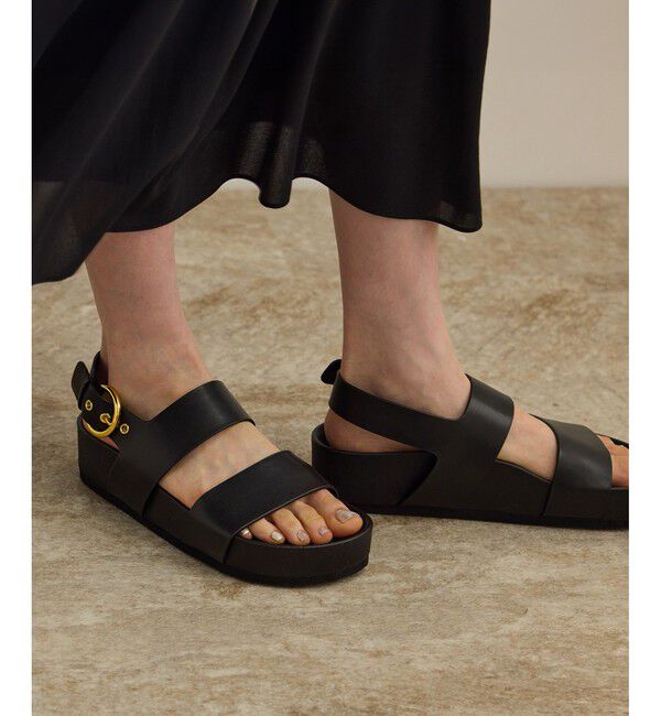 ROPE「スプリットレザーフットベッドサンダル」|サンダル|