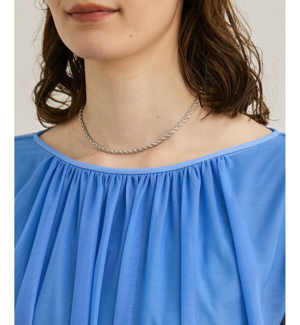 ROPE「ブライトネスヤーンギャザーワンピース/洗える」|ワンピース|