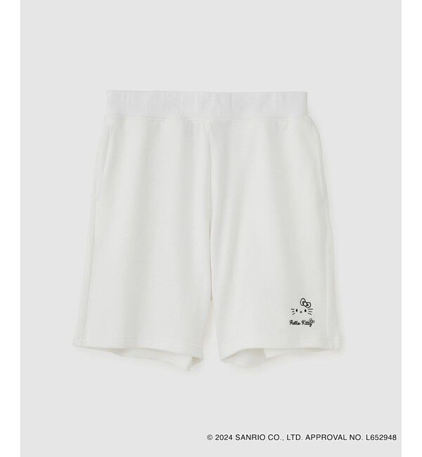 ROPE「【一部店舗限定】HELLO KITTY ハーフパンツ」|チノ|ホワイト(10)