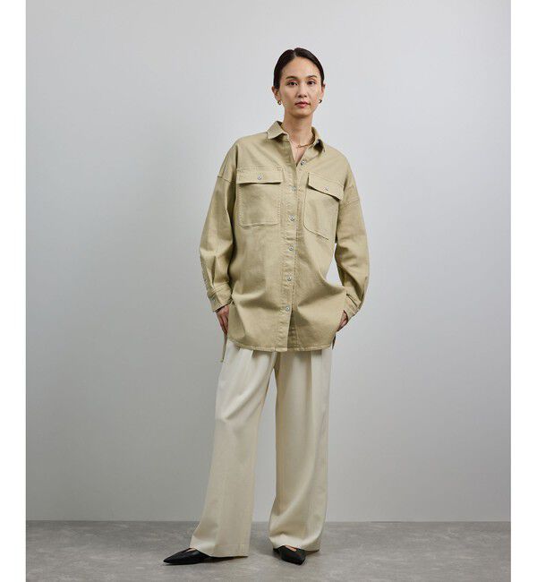 ROPE「【Healthy denim(ヘルシーデニム）】Almond/イージーケア」|シャツ・ブラウス|