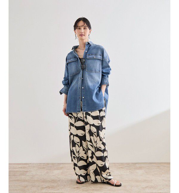 ROPE「【Healthy denim(ヘルシーデニム）】Almond/イージーケア」|シャツ・ブラウス|