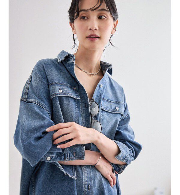 ROPE「【Healthy denim(ヘルシーデニム）】Almond/イージーケア」|シャツ・ブラウス|