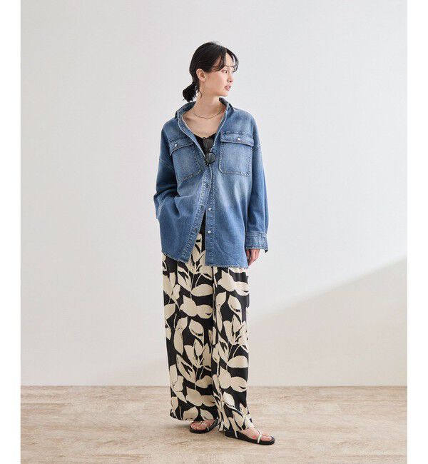 ROPE「【Healthy denim(ヘルシーデニム）】Almond/イージーケア」|シャツ・ブラウス|