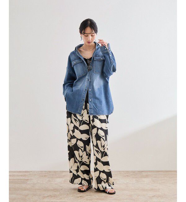 ROPE「【Healthy denim(ヘルシーデニム）】Almond/イージーケア」|シャツ・ブラウス|