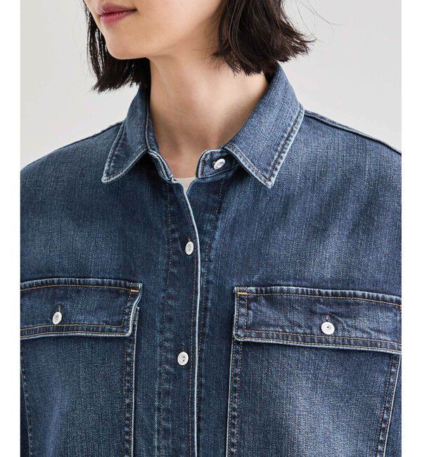 ROPE「【Healthy denim(ヘルシーデニム）】Almond/イージーケア」|シャツ・ブラウス|