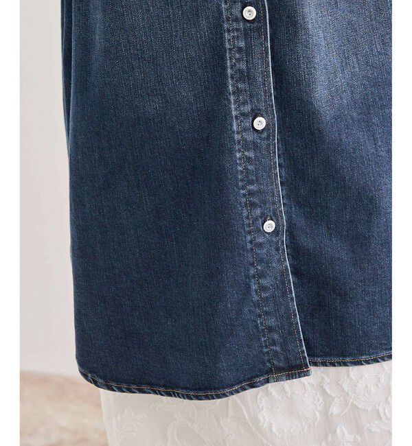 ROPE「【Healthy denim(ヘルシーデニム）】Almond/イージーケア」|シャツ・ブラウス|