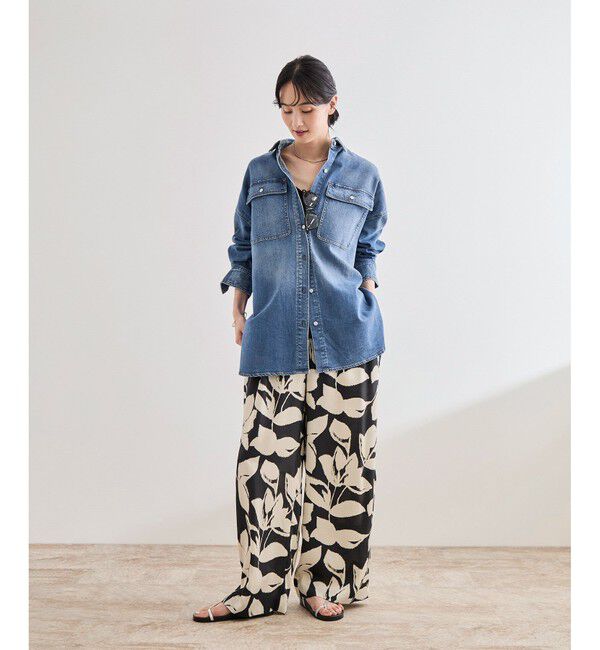 ROPE「【Healthy denim(ヘルシーデニム）】Almond/イージーケア」|シャツ・ブラウス|