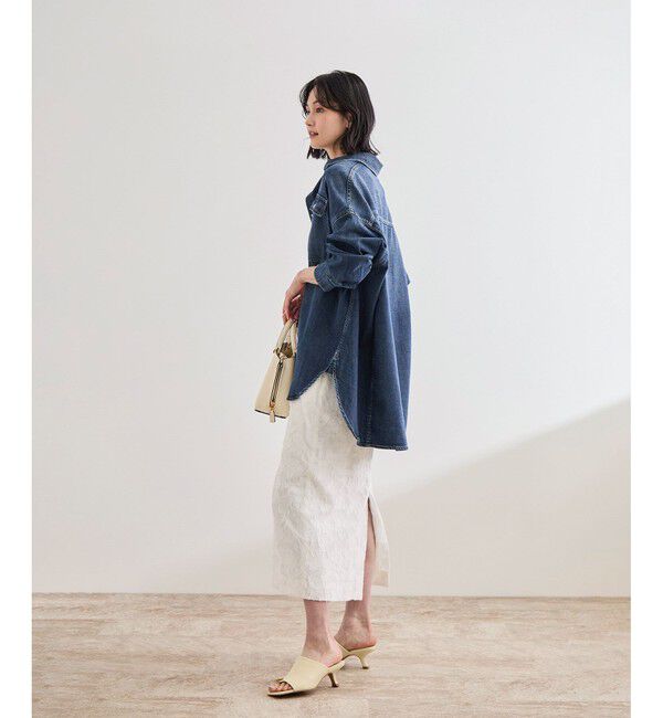 ROPE「【Healthy denim(ヘルシーデニム）】Almond/イージーケア」|シャツ・ブラウス|