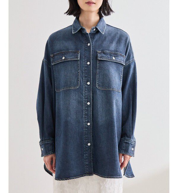 ROPE「【Healthy denim(ヘルシーデニム）】Almond/イージーケア」|シャツ・ブラウス|