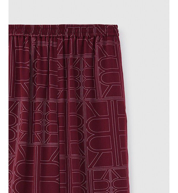 ROPE「R柄プリントイージーパンツ」|チノ|