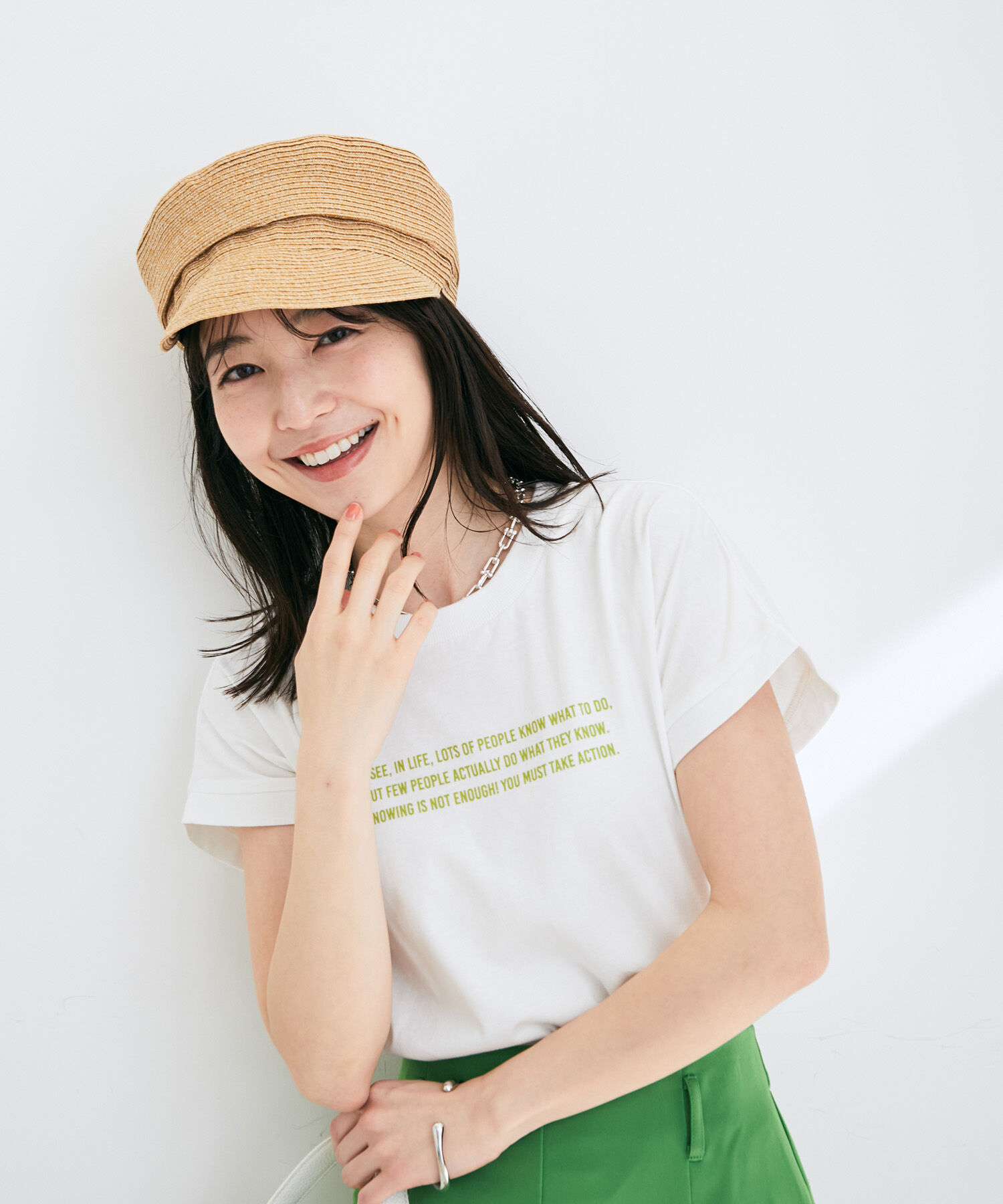 VIS「【UVカット+抗菌防臭】【ウォッシャブル】ペーパー風キャスケット」|キャップ・キャスケット|