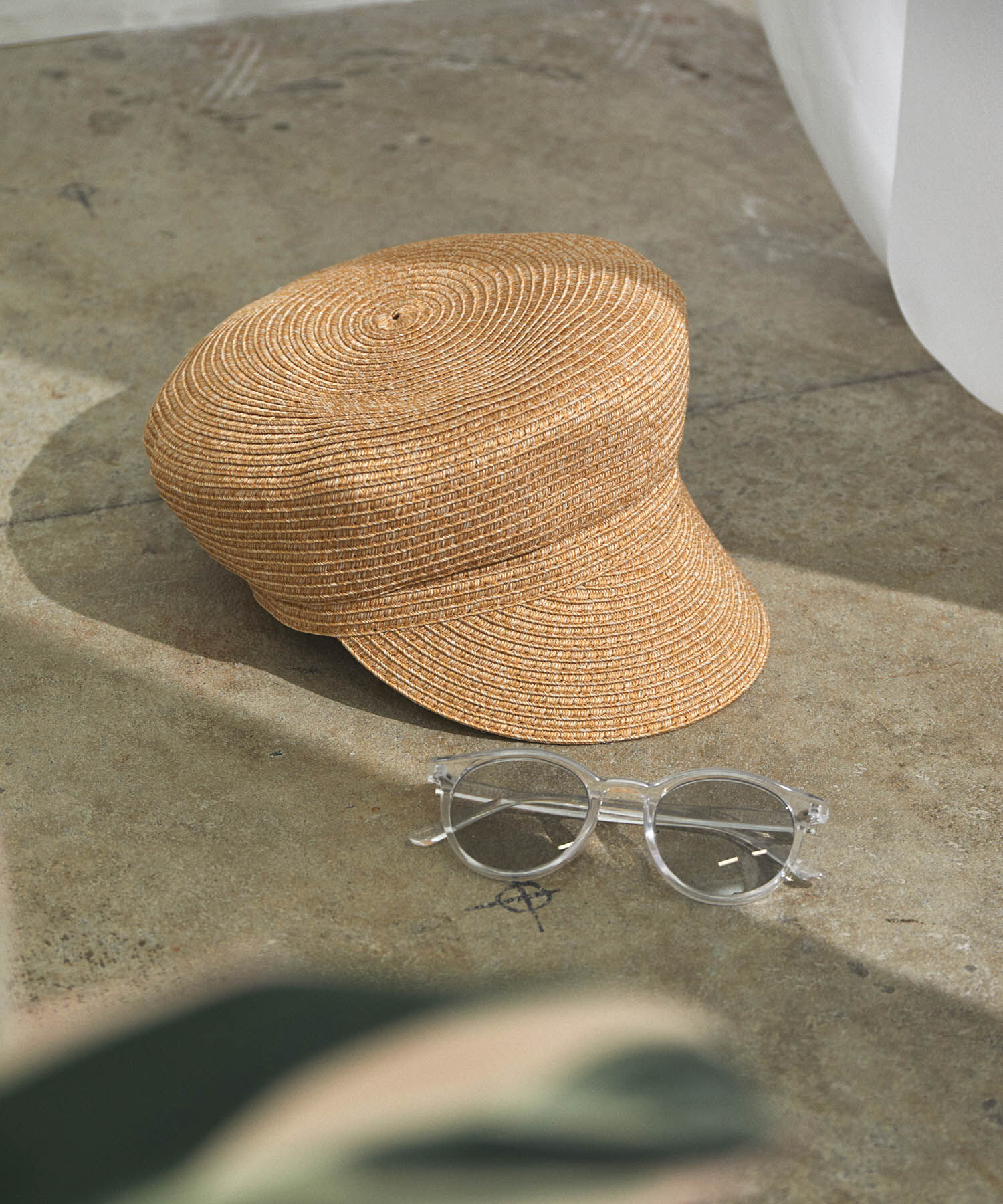 VIS「【UVカット+抗菌防臭】【ウォッシャブル】ペーパー風キャスケット」|キャップ・キャスケット|