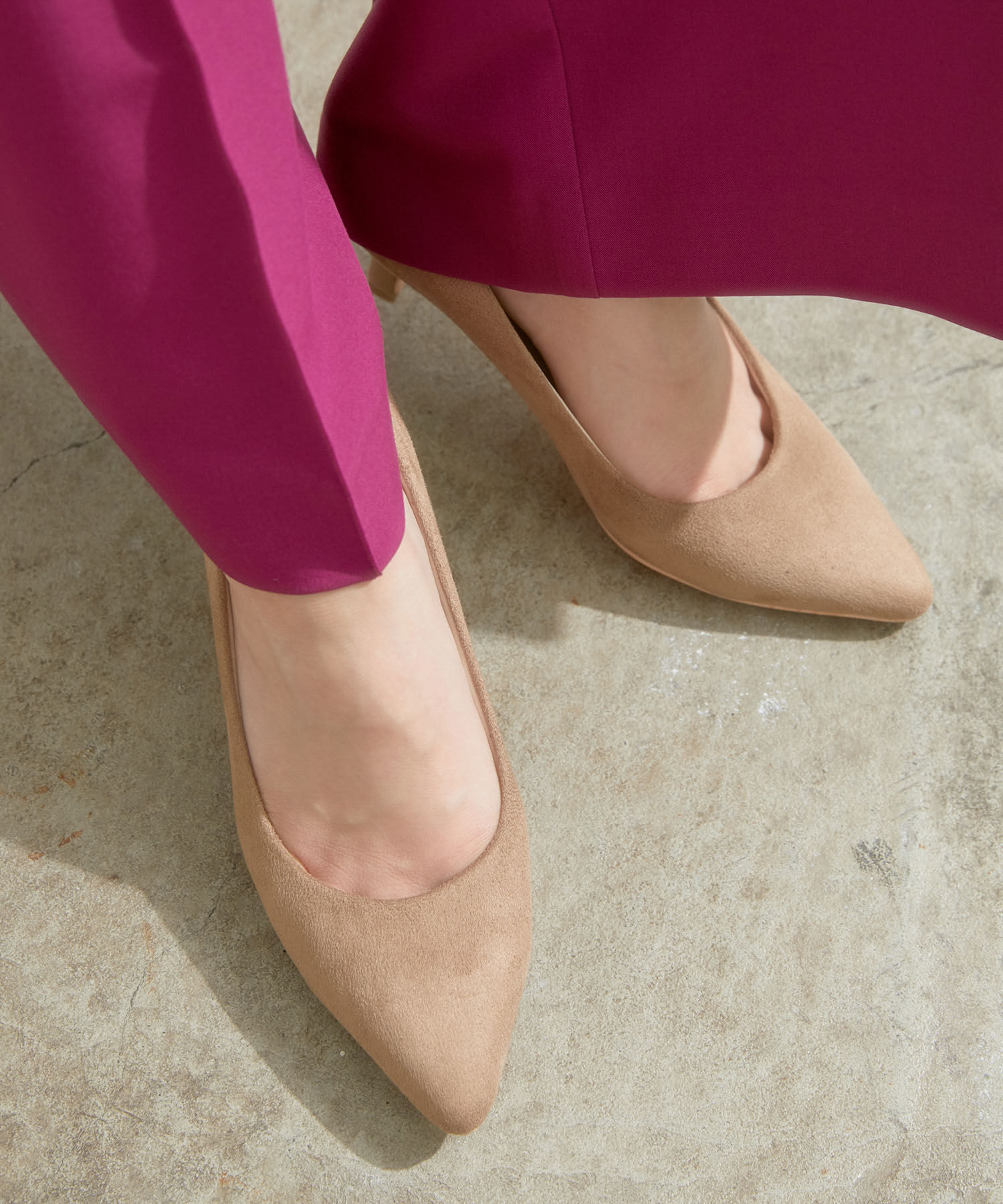 Juze「【抗菌・防臭】【WEB限定6cmヒール】5cmヒールパンプス」|パンプス|