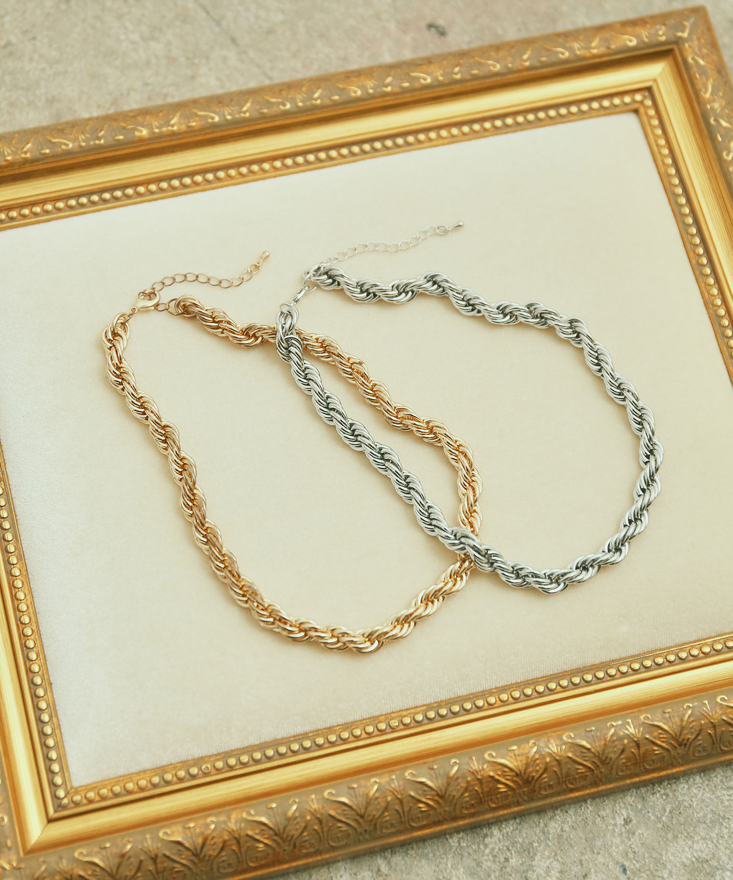 VIS「シンプルだけど存在感あり。メタルチェーンネックレス」|ネックレス|