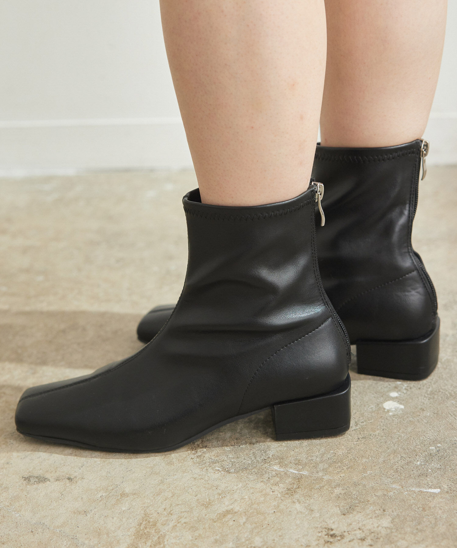 Juze「足にフィット！ローヒールショートブーツ」|その他|