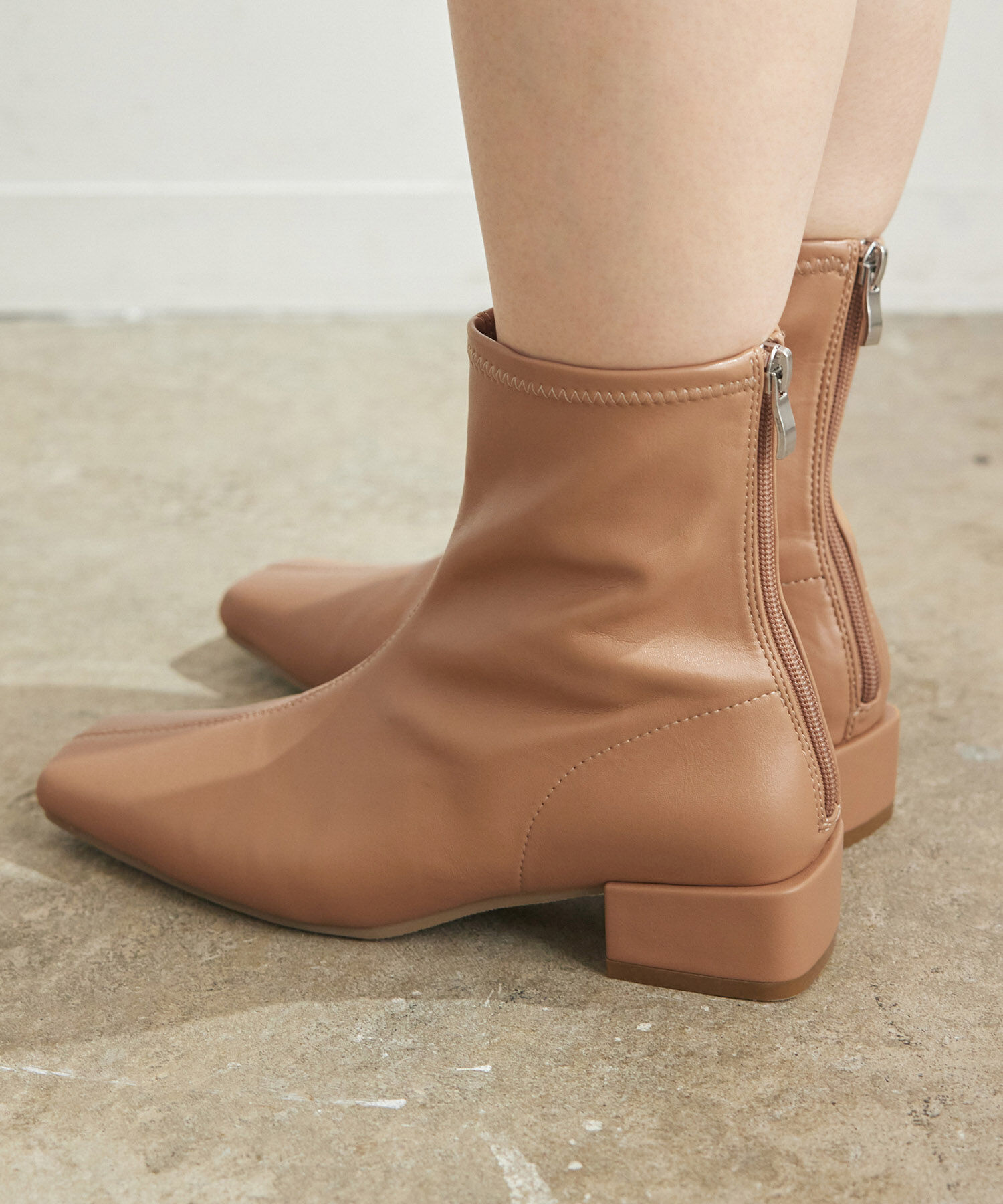 Juze「足にフィット！ローヒールショートブーツ」|その他|