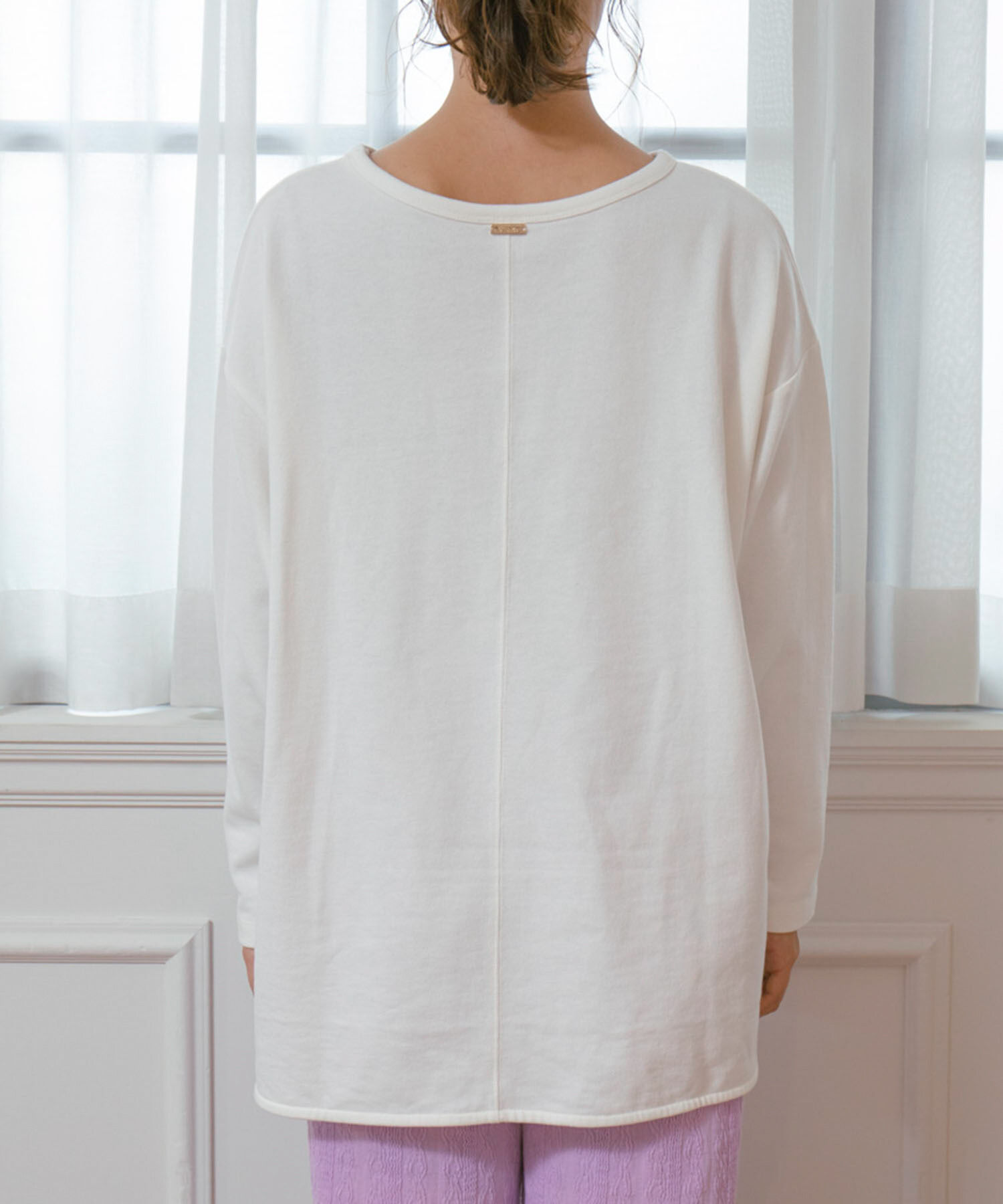 VIS「【ViSage】【ViS CHAT】プリント裏毛Tシャツ」|ルームウェア|