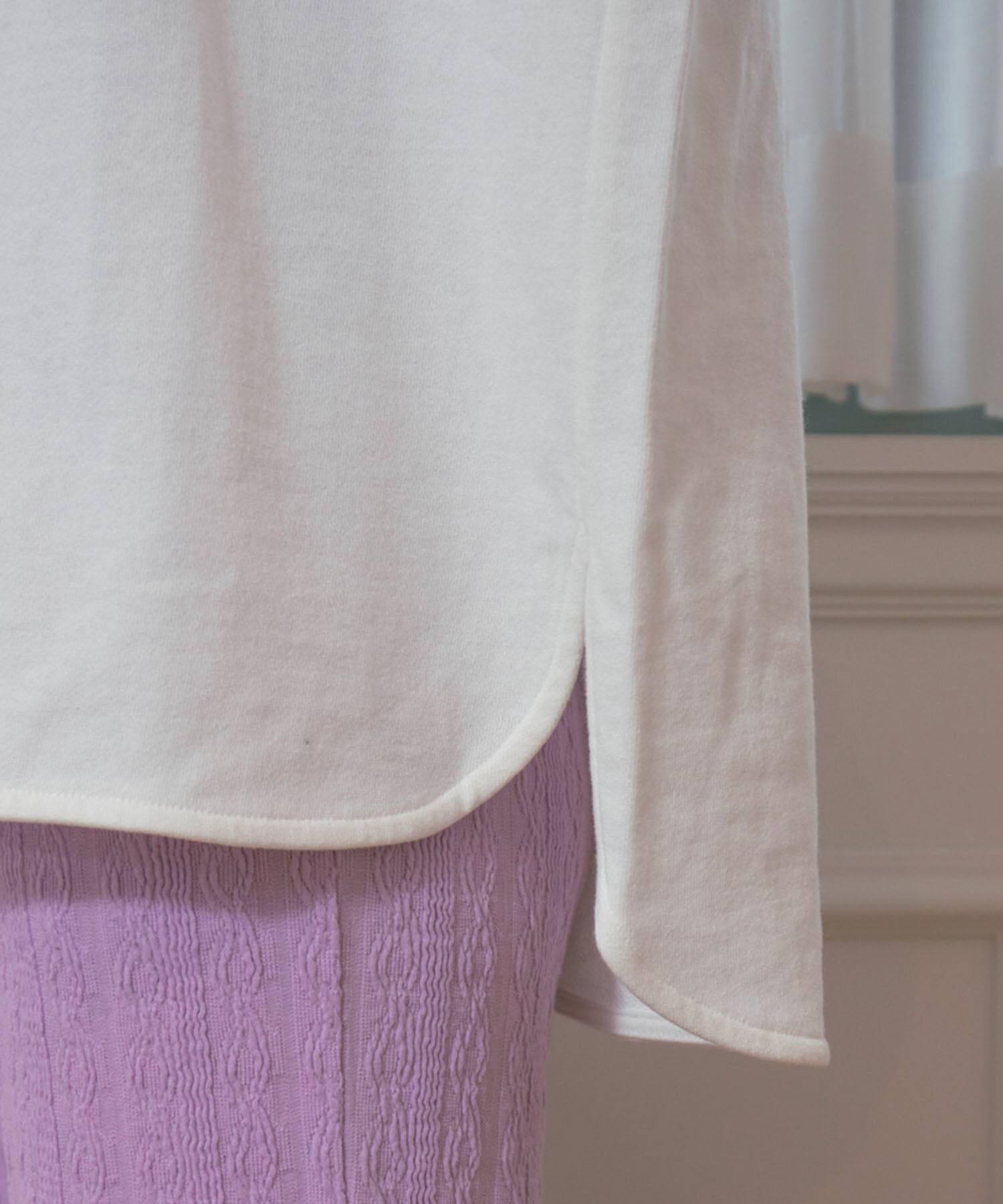 VIS「【ViSage】【ViS CHAT】プリント裏毛Tシャツ」|ルームウェア|