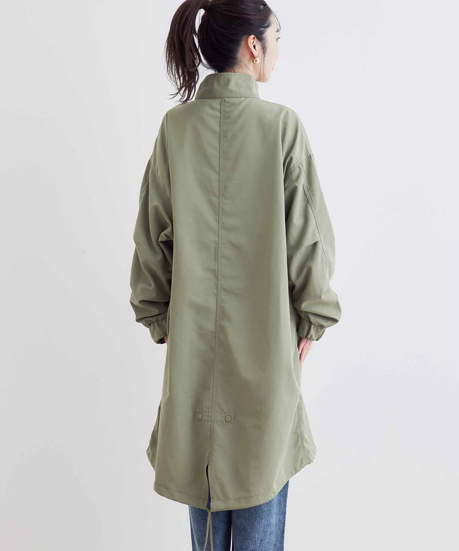 vis-a-vis「オーバーサイズミドル丈モッズコート」|アウトドア|