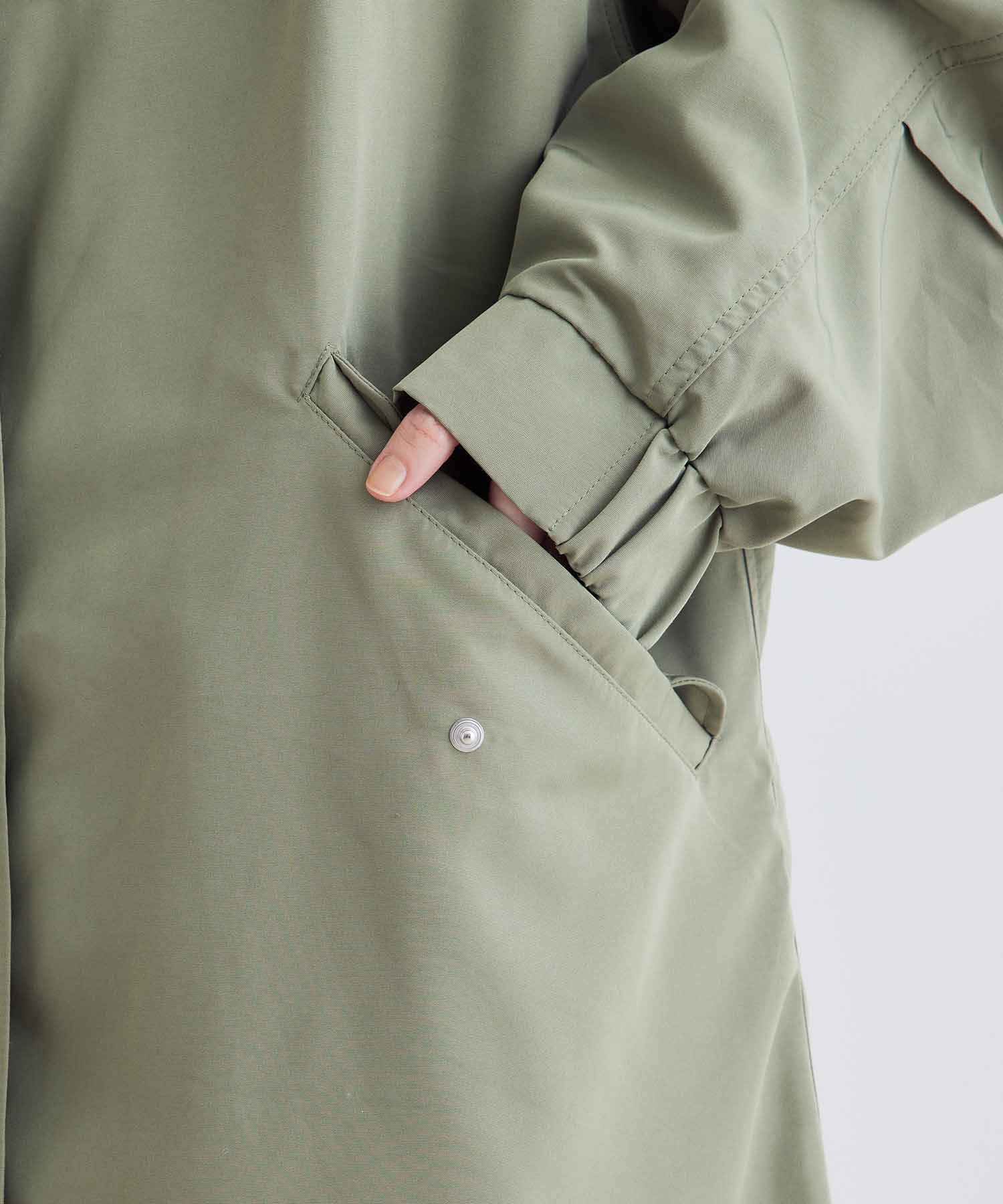 vis-a-vis「オーバーサイズミドル丈モッズコート」|アウトドア|