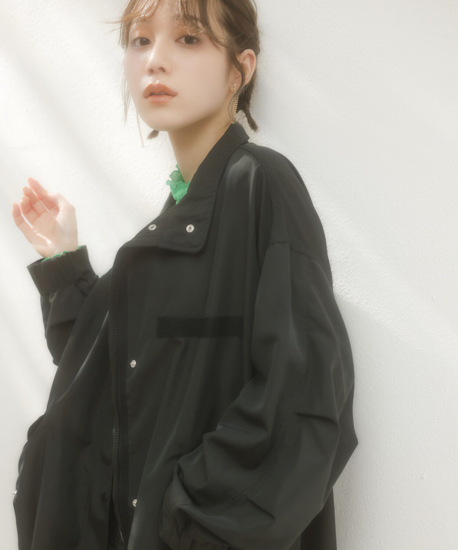 vis-a-vis「オーバーサイズミドル丈モッズコート」|アウトドア|