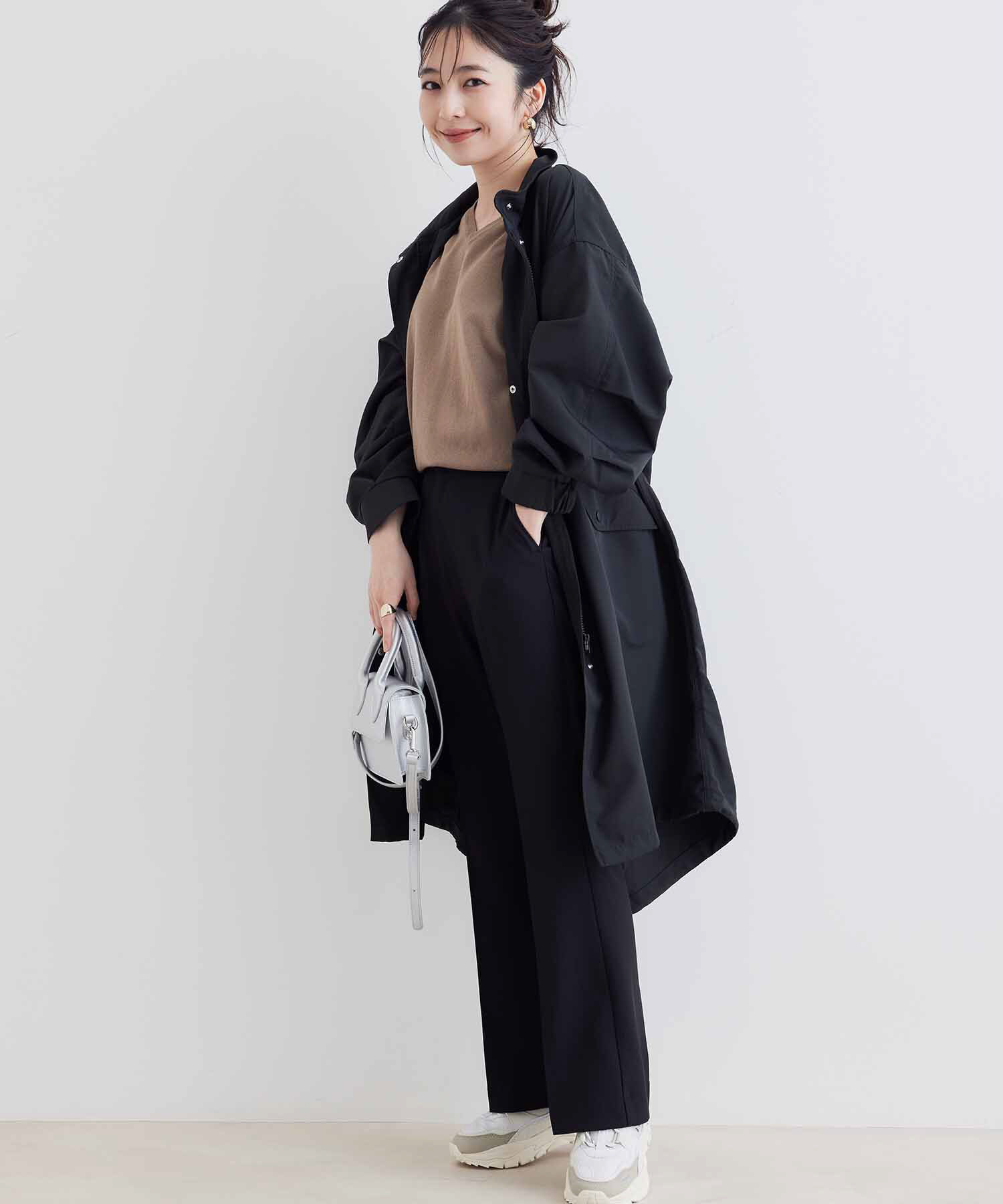 vis-a-vis「オーバーサイズミドル丈モッズコート」|アウトドア|