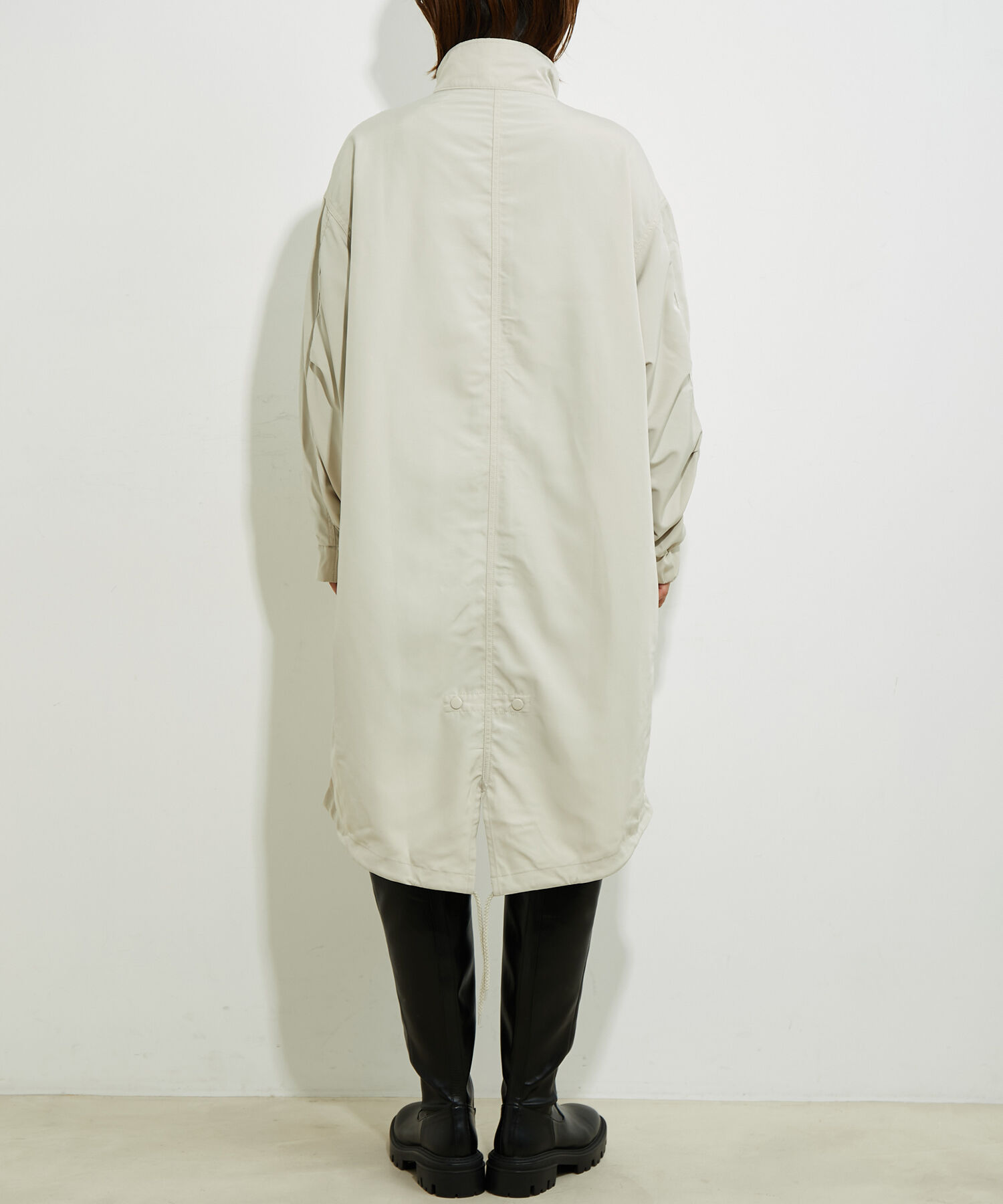 vis-a-vis「オーバーサイズミドル丈モッズコート」|アウトドア|