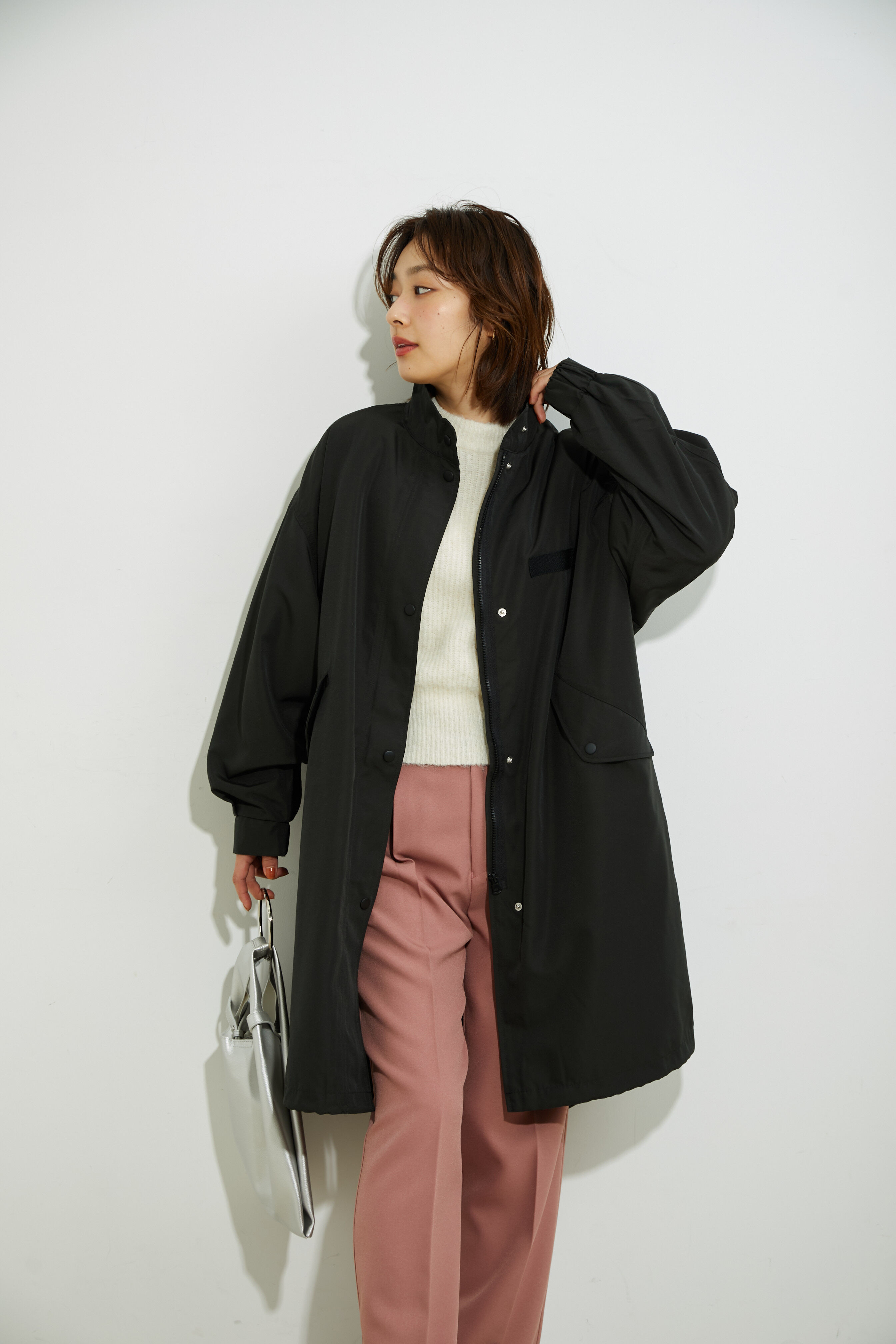 vis-a-vis「オーバーサイズミドル丈モッズコート」|アウトドア|