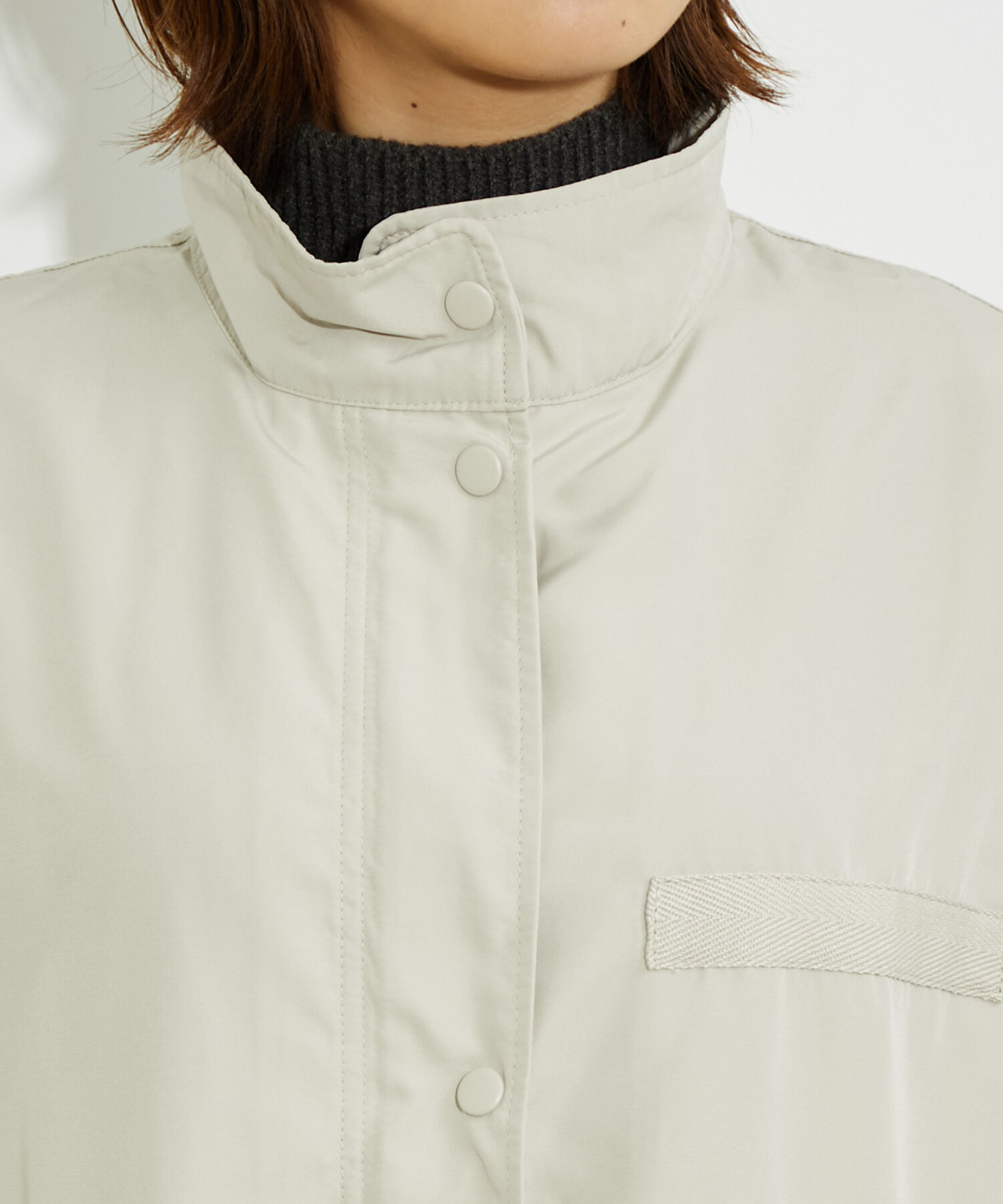 vis-a-vis「オーバーサイズミドル丈モッズコート」|アウトドア|