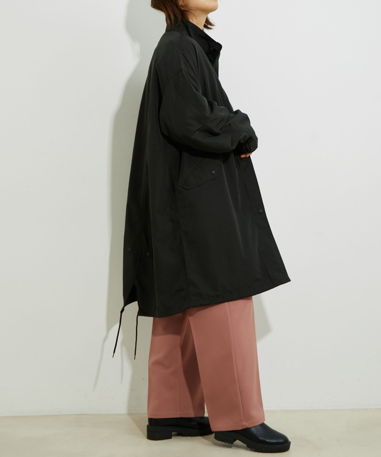 vis-a-vis「オーバーサイズミドル丈モッズコート」|アウトドア|