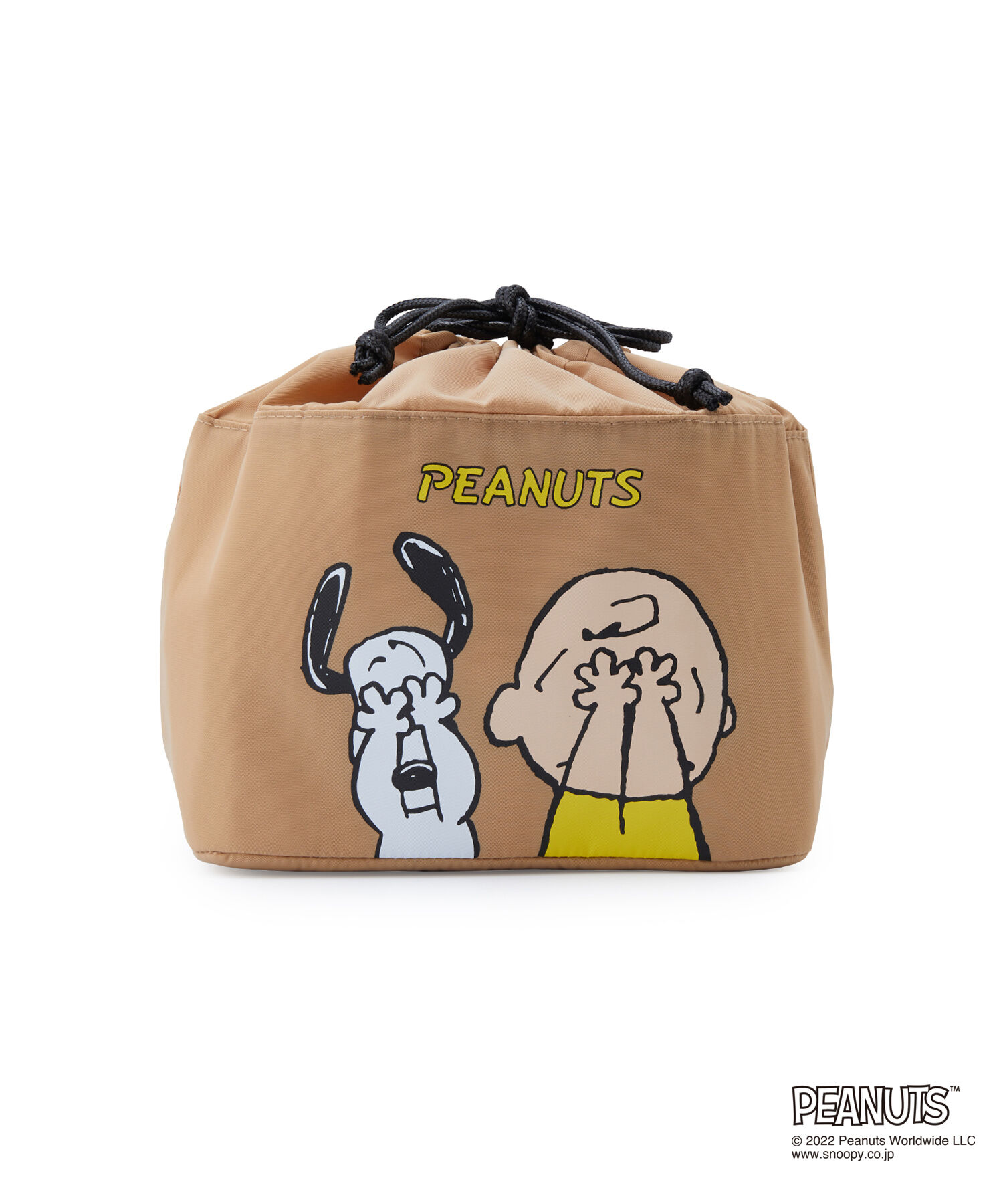 VIS「【PEANUTSコラボ】保冷巾着ポーチ」|ポーチ|ベージュ(27)