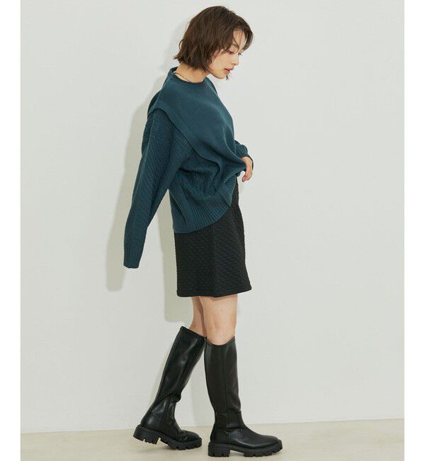 VIS「ボリュームソールストレッチロングブーツ」|ロングブーツ|