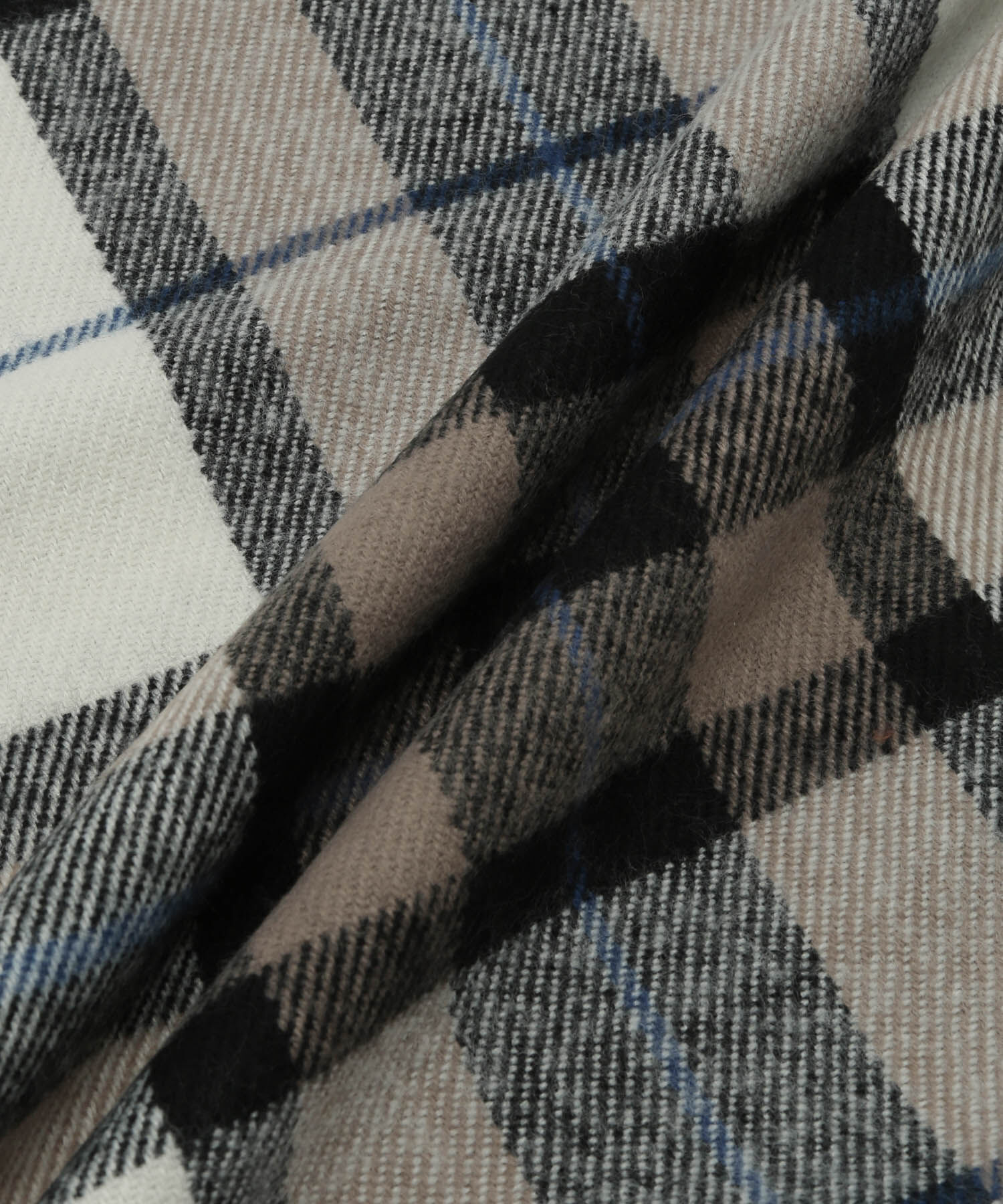 VIS「【WEB限定】大判チェックマフラー」|マフラー|