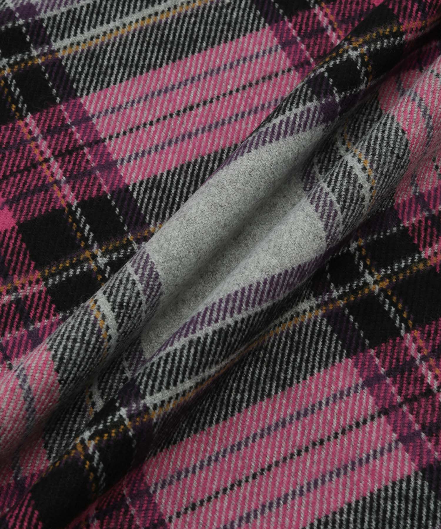 VIS「【WEB限定】大判チェックマフラー」|マフラー|