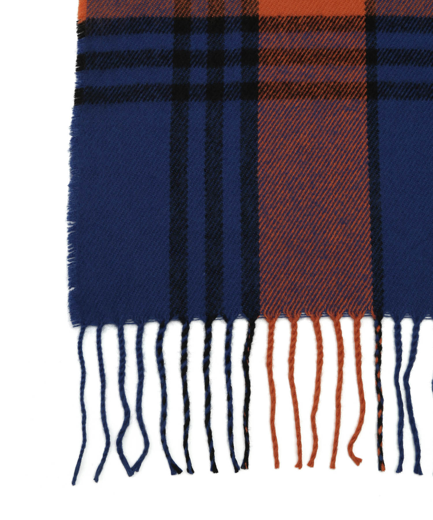 VIS「【WEB限定】大判チェックマフラー」|マフラー|