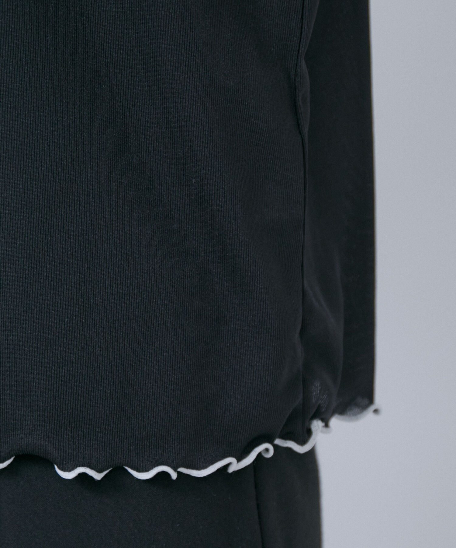 VIS「【洗える】前後2WAYシアーハイネックメローインナー」|Tシャツ・カットソー|