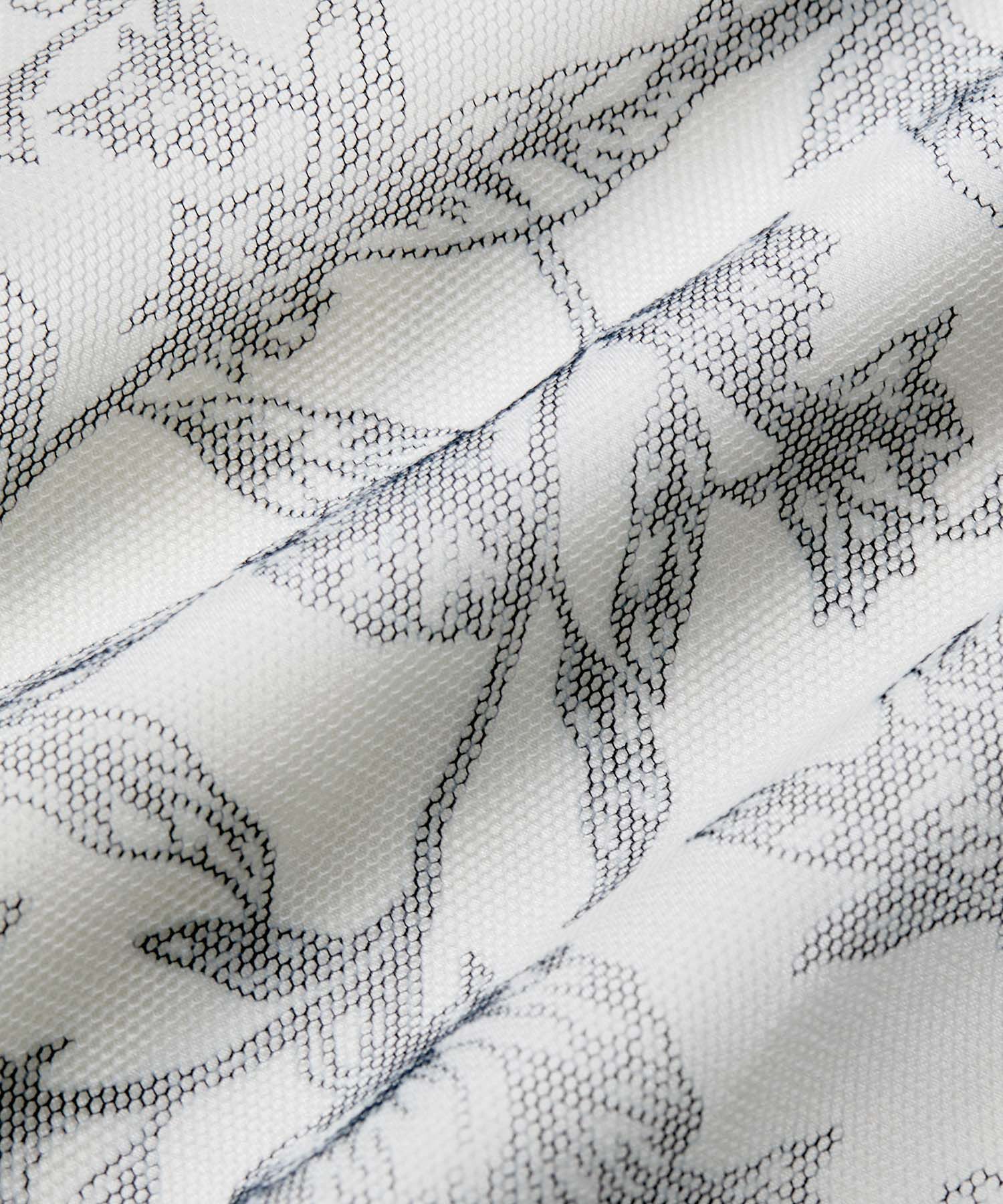 VIS「【洗える】チュール花柄プリントフレアマーメイドスカート」|スカート|