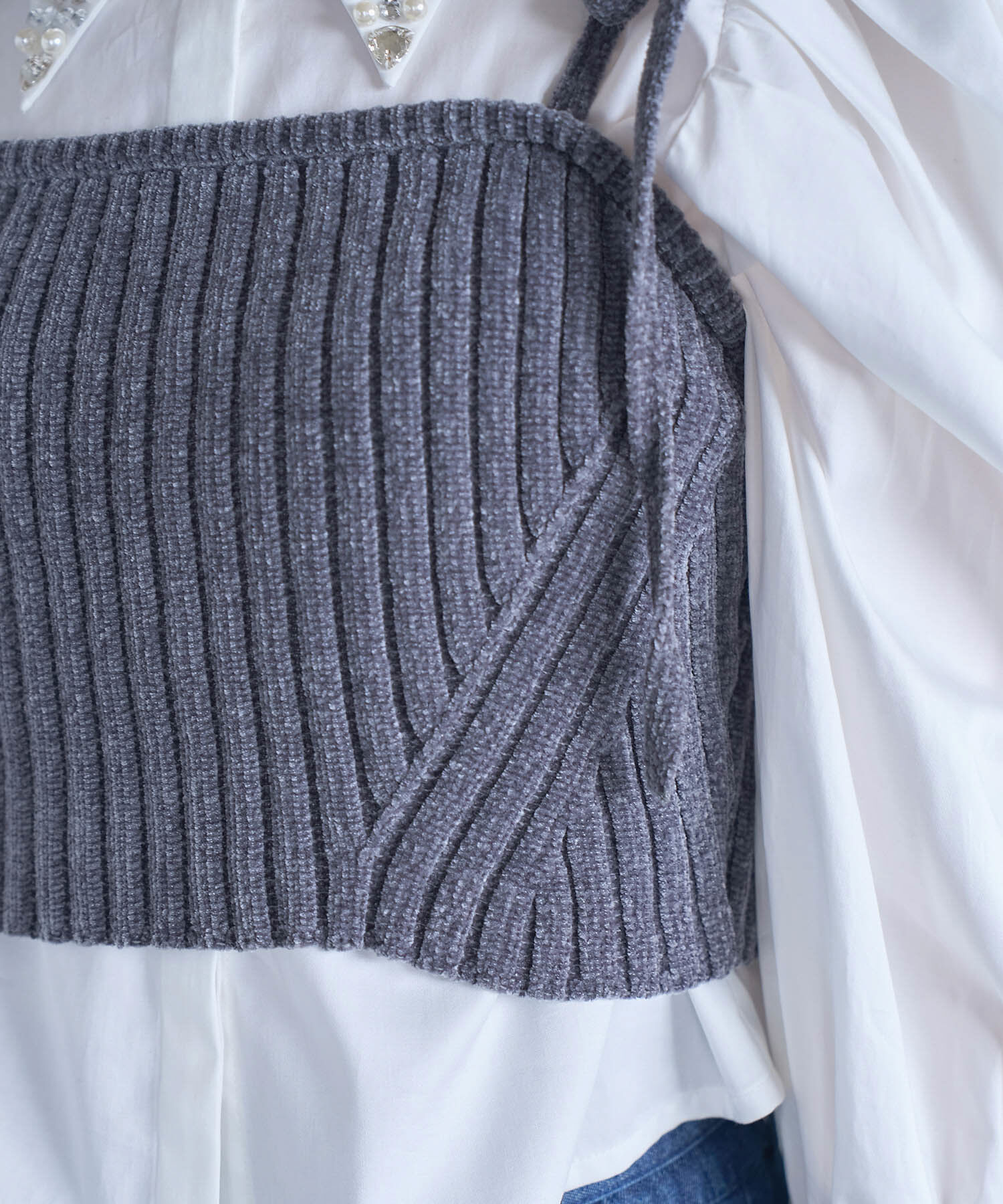 VIS「モールニットビスチェ」|キャミソール|