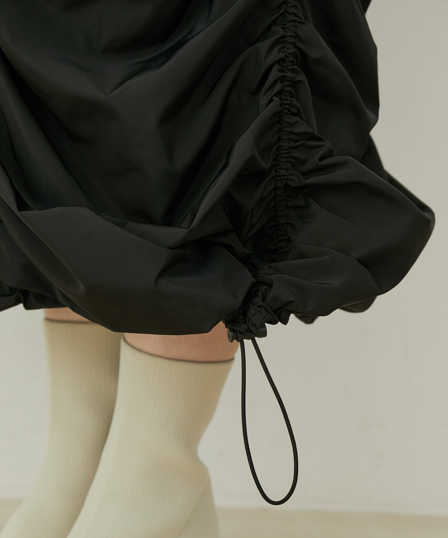 VIS「【洗える】ドロストギャザーバルーンスカート」|スカート|