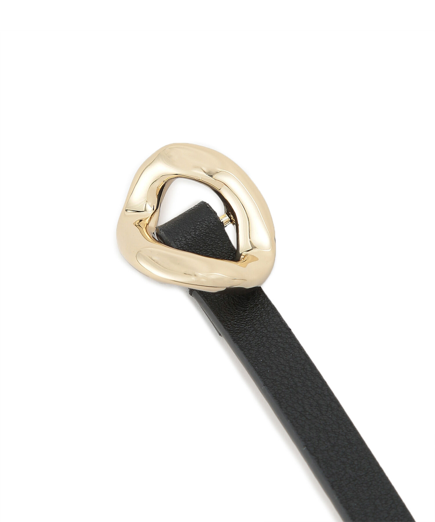 VIS「10mm巾変形メタルバックルピンレスベルト」|ベルト|