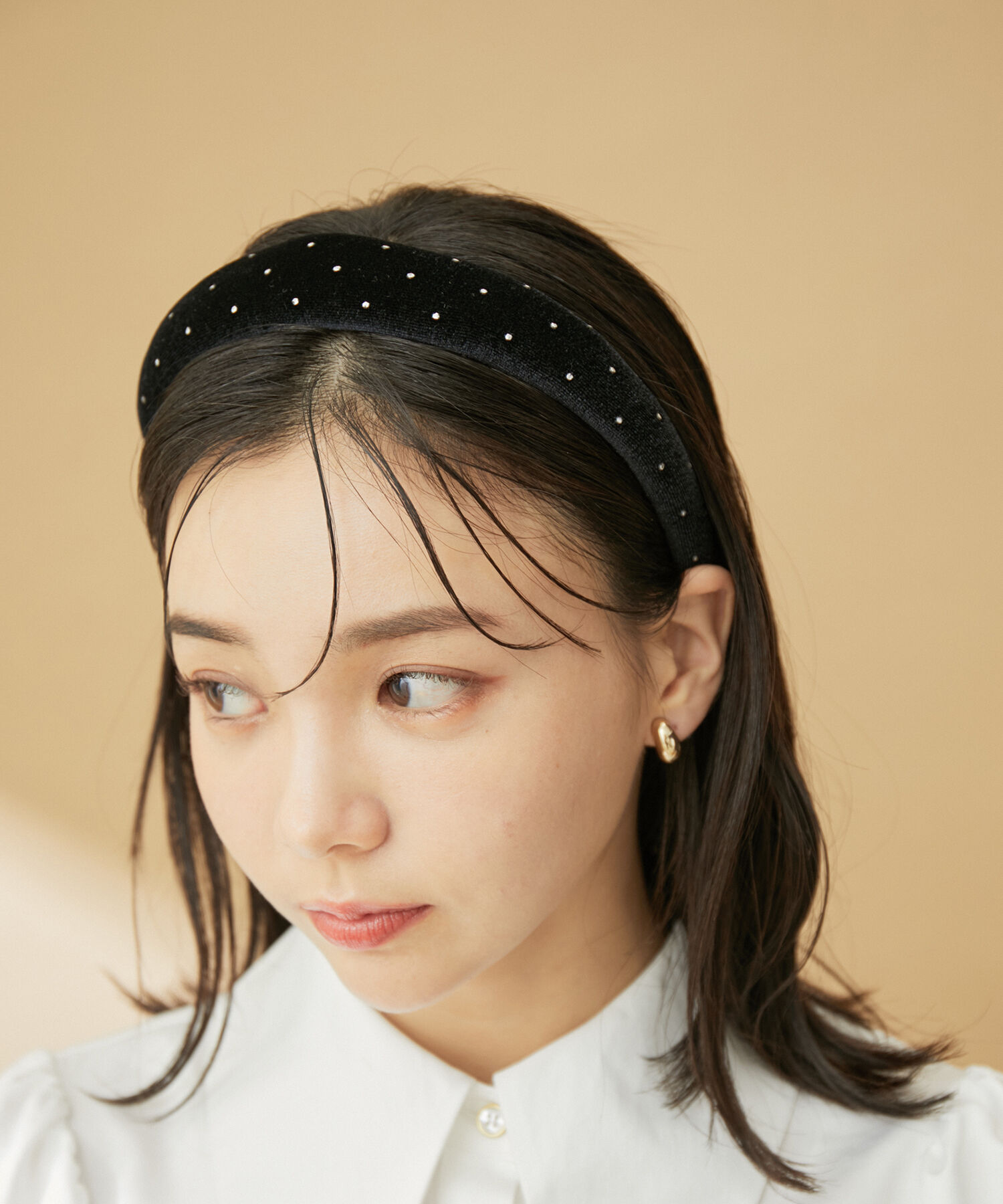 VIS「ベロアビジュードットカチューシャ」|カチューシャ|