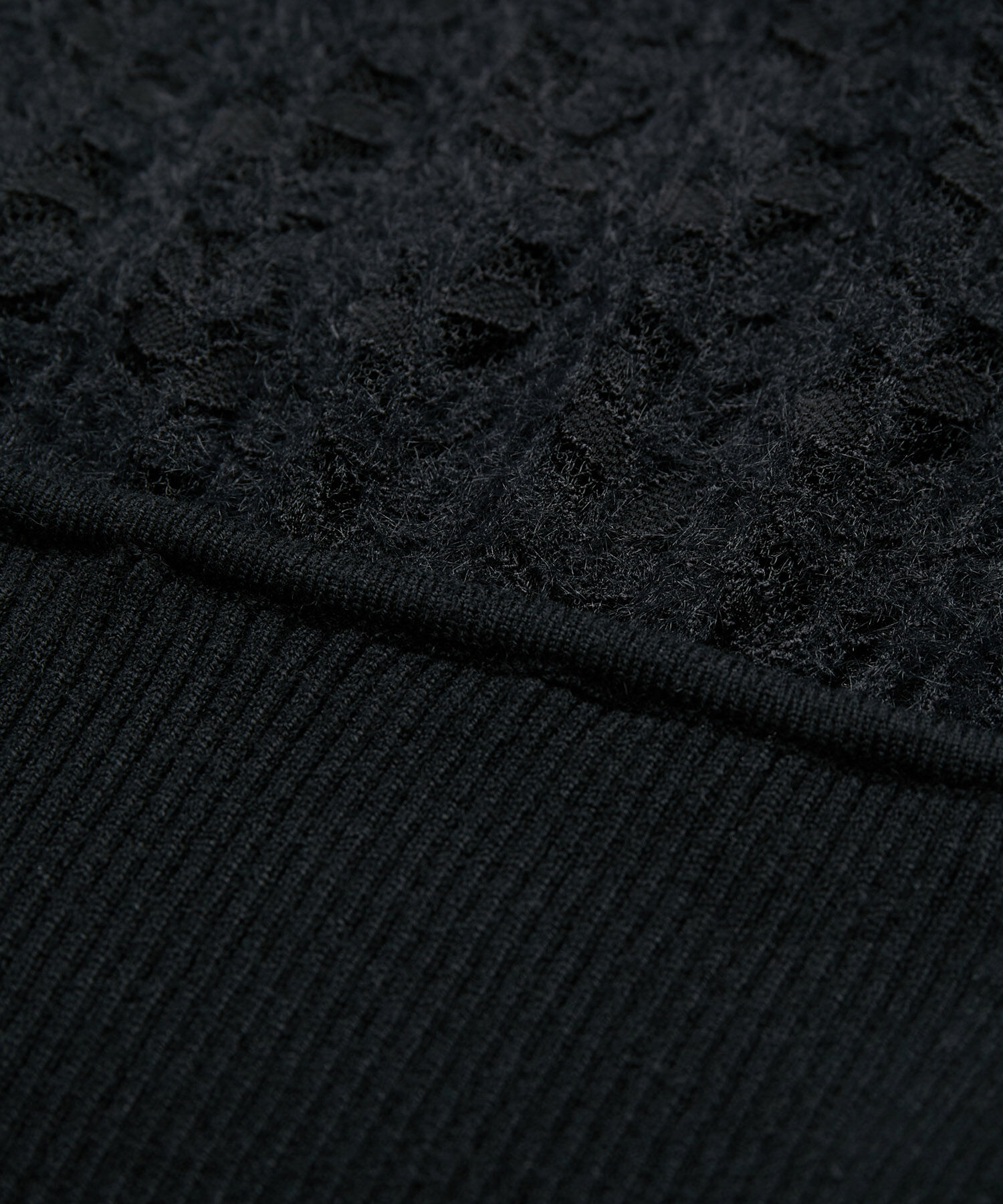 VIS「ビスチェドッキング風フレアスリーブニット」|ニット・セーター|