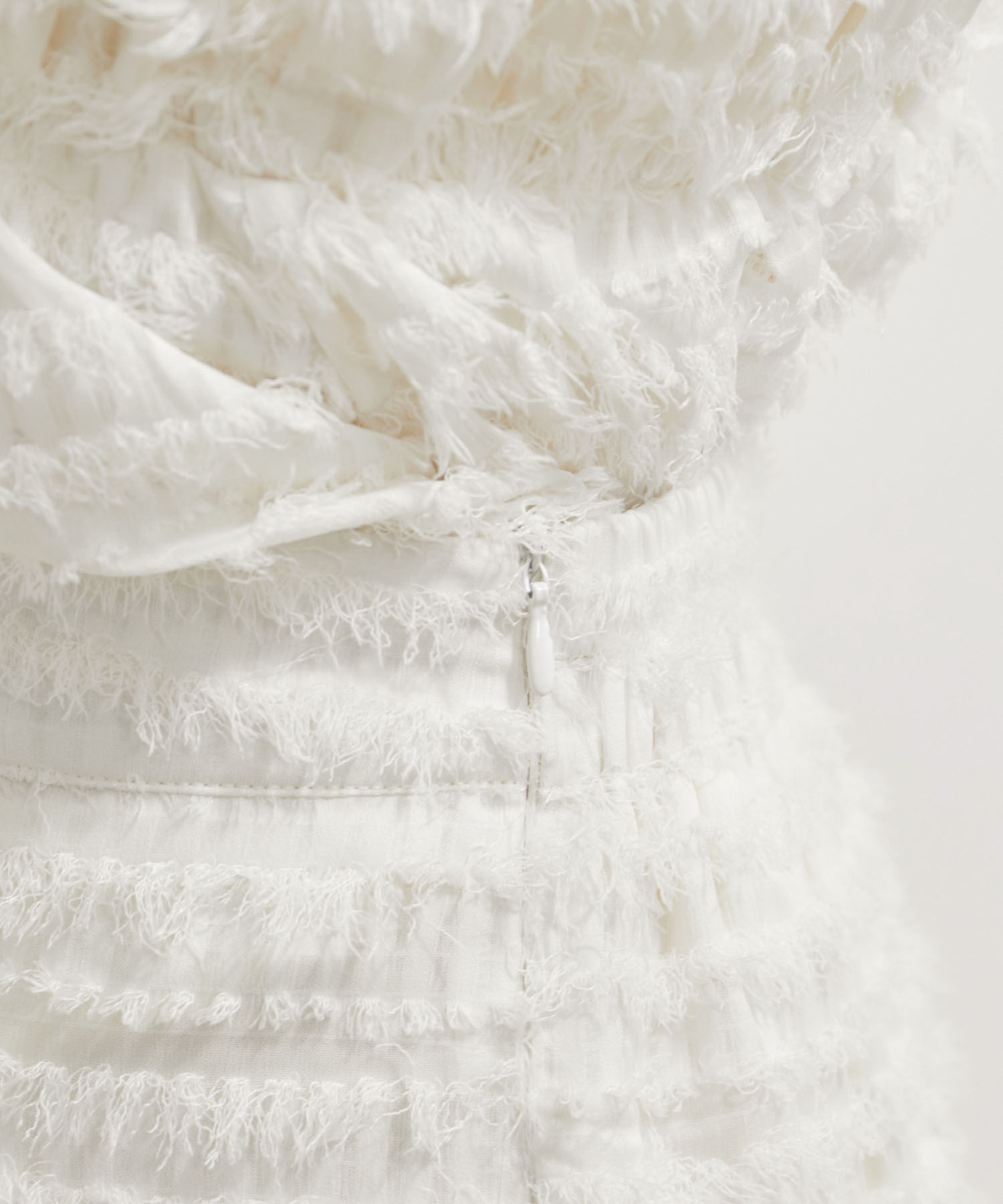 VIS「【洗える】フリンジジャガードスリット入りロングスカート」|スカート|