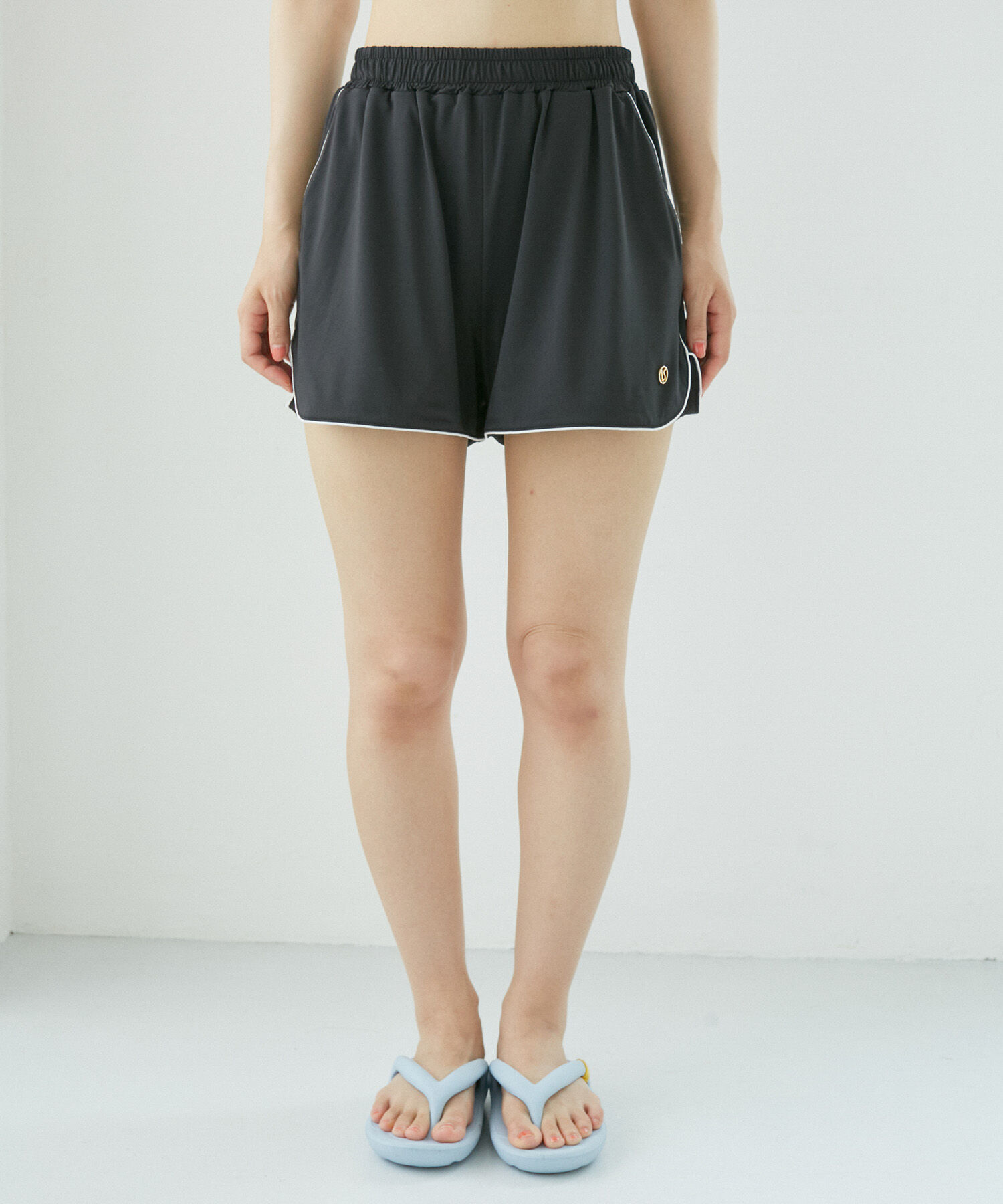 VIS「【WEB限定】ラッシュガード配色ショートパンツ【UVケア/接触冷感/洗える】」|その他|