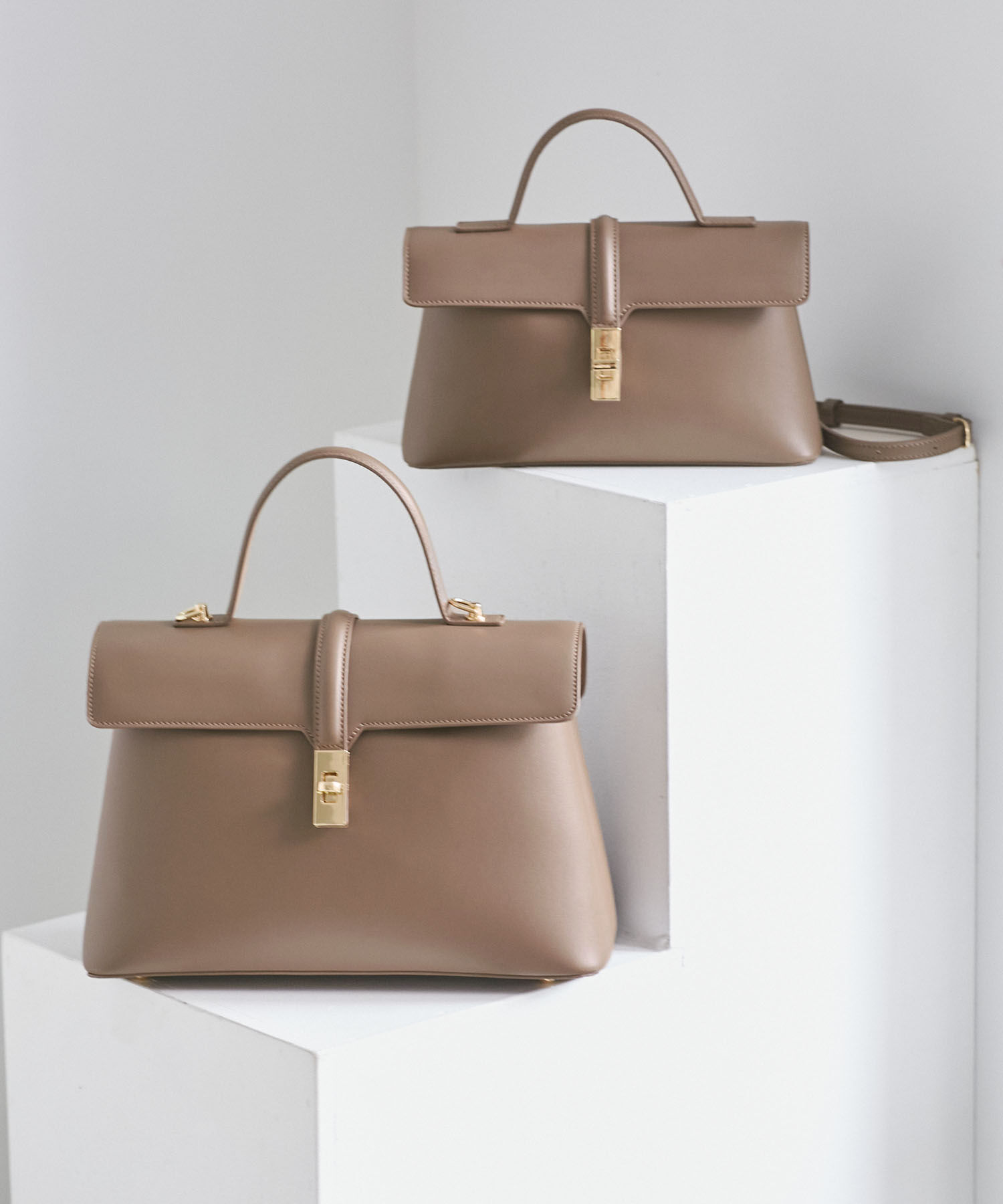 VIS「【新色追加】【2WAY】ひねり金具ワンハンドルミニショルダーバッグ」|ショルダー・メッセンジャー|