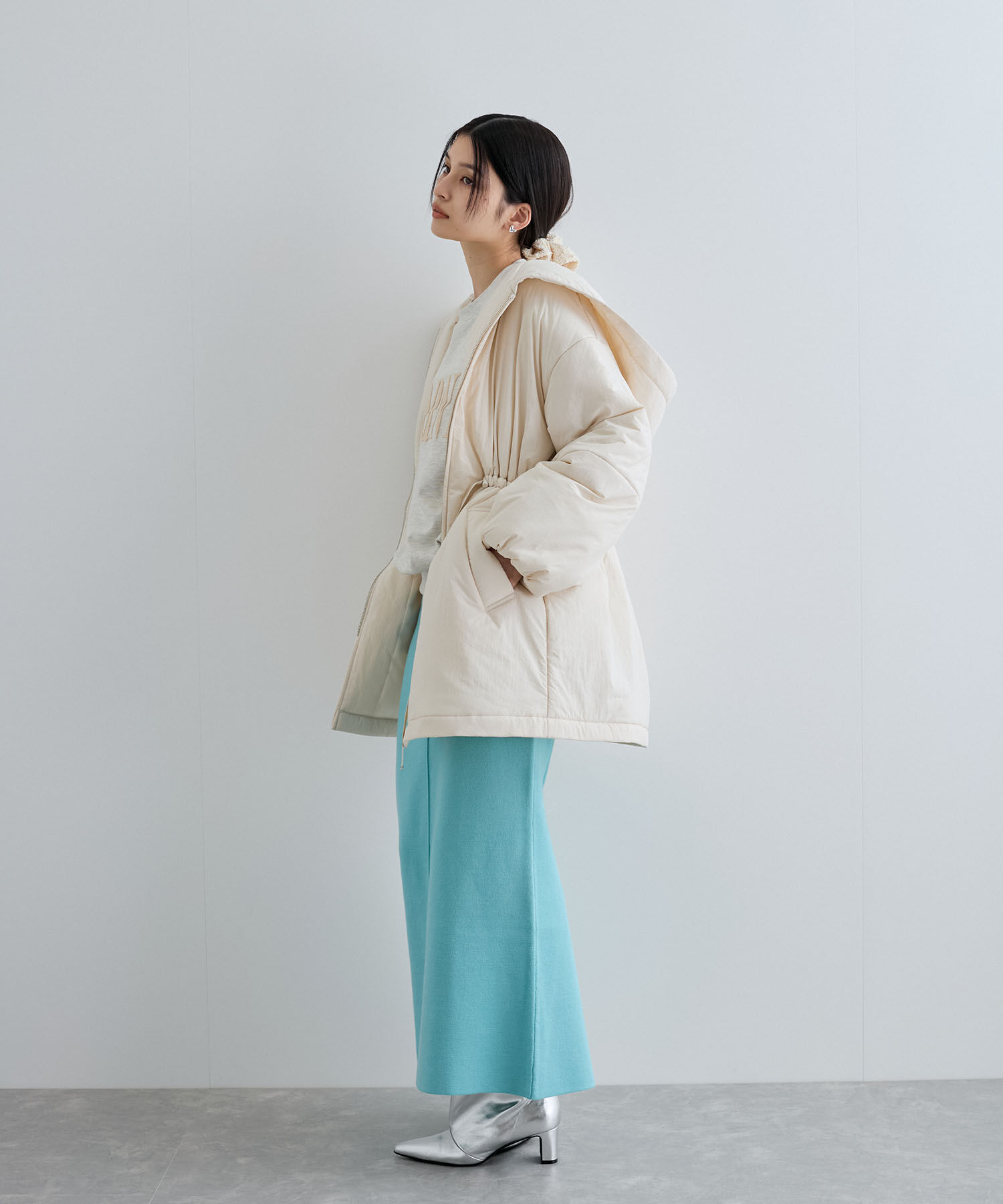 VIS「軽くて温かい中綿ウエストマークコート」|その他|