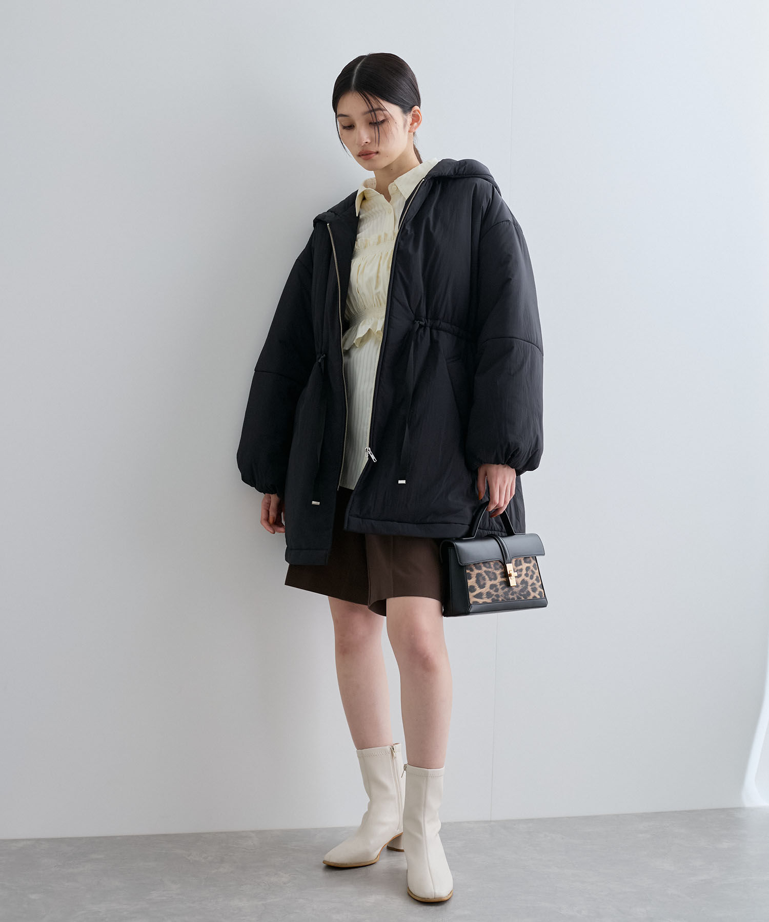 VIS「軽くて温かい中綿ウエストマークコート」|その他|