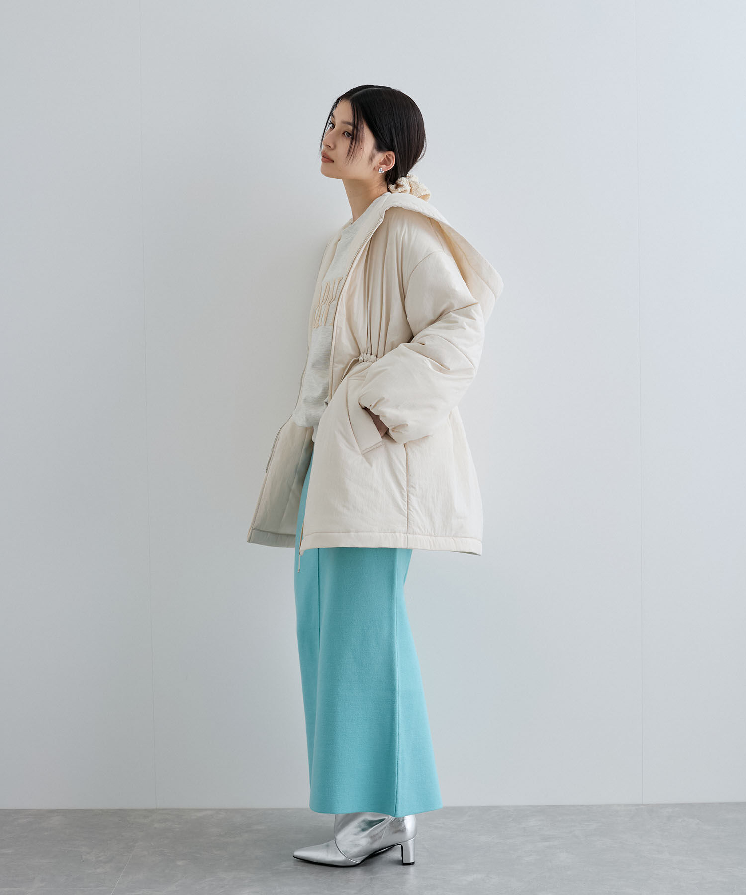 VIS「軽くて温かい中綿ウエストマークコート」|その他|
