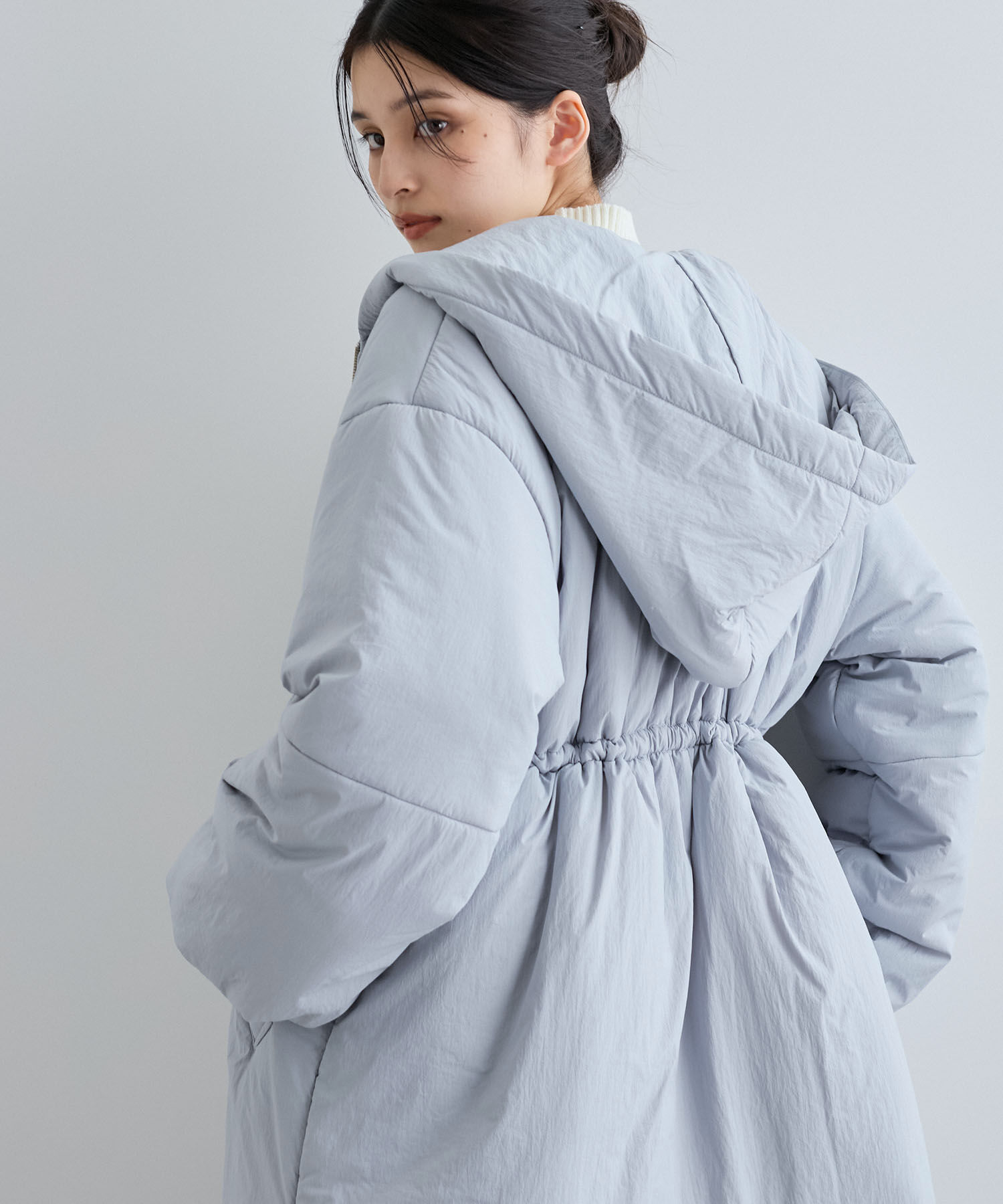 VIS「軽くて温かい中綿ウエストマークコート」|その他|